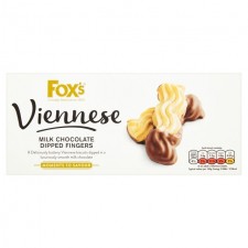 Foxs Milk Chocolate Viennese Dipped Fingers 105G