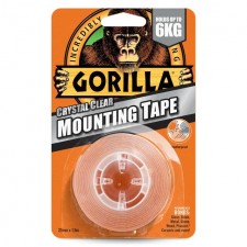 Gorilla Clear Mounting Tape 25mm x 1.5m