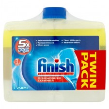 Finish Lemon Dishwasher Cleaner 2 x 250ml  