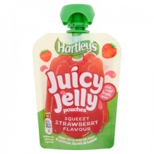 Hartleys Juicy Jelly Pouch Strawberry 90G
