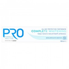 Tesco Pro Formula Complete Whitening Toothpaste 100ml