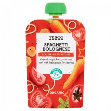 Tesco Organic Spaghetti Bolognese 7 months 130g