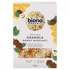 Biona Organic Honey Hazelnut Crunchy Granola 375g