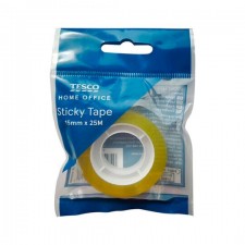 Tesco Sticky Tape 15mm x 25m 1 Pack