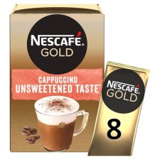 Nescafe Gold Unsweetened Cappuccino 8 Sachets