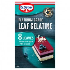 Dr Oetker Premium Grade Leaf Gelatine 13G