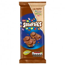 Retail Pack Nestle Smarties Chocolate Sharing Block 14 x 90g