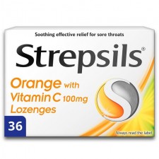 Strepsils Orange And Vitamin C 36