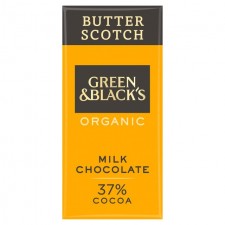 Green and Blacks 37% Milk Chocolate Butterscotch 90g