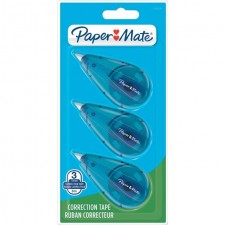 Paper Mate Correction Tape 5mm x 6M 3 Pack