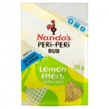 Nandos Lemon And Herb Peri Peri Seasoning Rub 25g