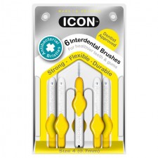 Icon Antibacterial Interdental Brushes 0.7mm 6 per pack