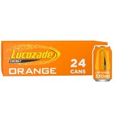 Retail Pack Lucozade Energy Orange 24x330ml Cans