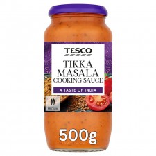 Tesco Tikka Masala Cooking Sauce 500g jar