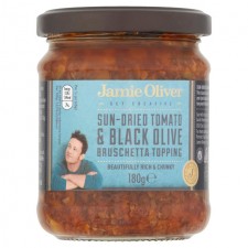 Jamie Oliver Tomato and Black olive Bruschetta Topping 180g