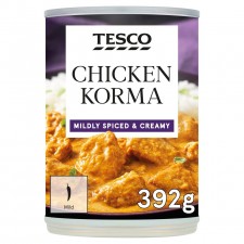 Tesco Chicken Korma 392g can