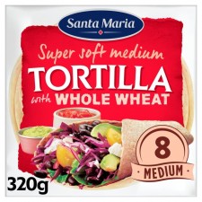 Santa Maria Latin American Wholewheat Soft Tortillas 8 Pack