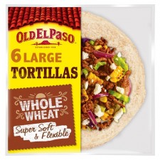 Old El Paso 6 Whole Wheat Tortillas 350g