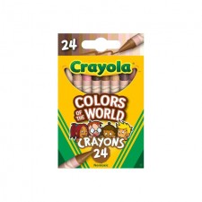 Crayola Colours of the World Crayons 24 per pack