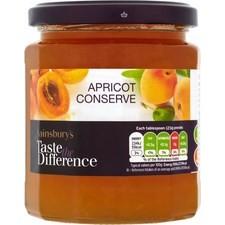 Sainsburys Taste the Difference Apricot Conserve 340g