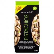 Wonderful Roasted And Salted Pistachios 220g