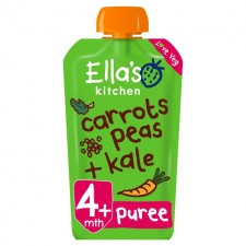 Ellas Kitchen Organic Carrots Peas and Kale 120g 4 Months