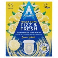 Astonish Fizz and Fresh Lemon Splash Toilet Tablets 200g