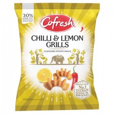 Cofresh Snacks Chilli And Lemon Potato Grills 80g