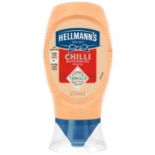Hellmanns Chilli Mayonnaise Squeezy 250ml