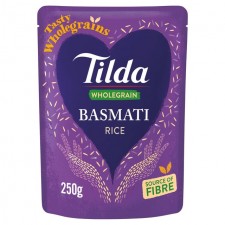 Tilda Steamed Brown Basmati Rice 250g