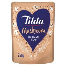 Tilda Steamed Mushroom Basmati Rice 250g
