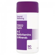 Tesco A-Z Multivitamins And Minerals 90s