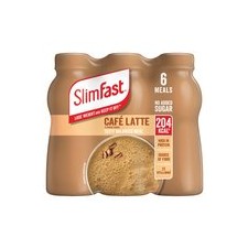 Slimfast Cafe Latte 6 X 325ml