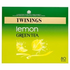 Twinings Green Tea And Lemon 80 Teabags