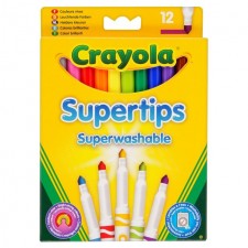 Crayola Bright Supertips 12 per pack