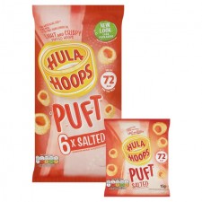KP Hula Hoops Puft Salted 6 Pack