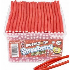 Sweetzone Strawberry Pencils 100 Pieces