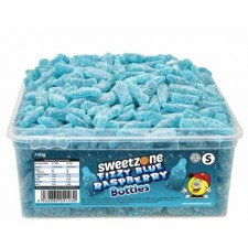 Sweetzone Fizzy Blue Raspberry Bottles 740g