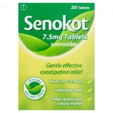 Senokot 7.5mg Tablets for Constipation Relief 20 per pack