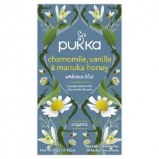 Pukka Chamomile Vanilla and Manuka Honey Tea 20 Teabags