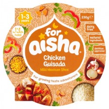 For Aisha Chicken Guisada Mild Mexican Stew 1-3 years 230g