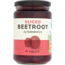 Sainsburys Pickled Sliced Beetroot In Vinegar 340g
