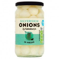 Sainsburys Silverskin Onions in Vinegar 440g