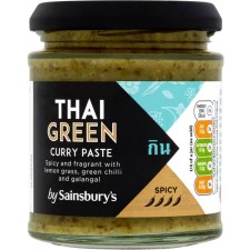 Sainsburys Thai Green Curry Paste 180g
