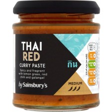 Sainsburys Thai Red Curry Paste 180g