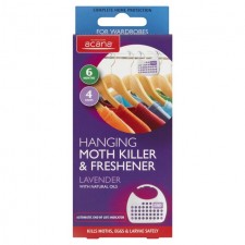 Acana Hanging Moth Killer and Freshener Lavender 4 Pack