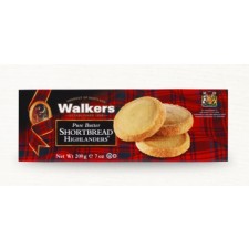Walkers Pure Butter Carton of Shortbread Highlanders 12 x 200g Case