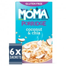 Moma Dairy Free and Gluten Free Coconut and Chia Porridge 6 x 35g