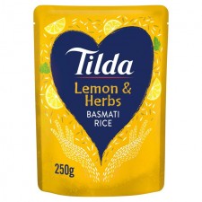 Tilda Steamed Lemon and Herbs Basmati Rice 250g