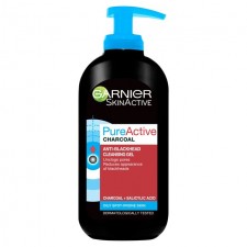 Garnier Skin Active Pure Active Intensive Anti Blackhead Charcoal Cleansing Gel 200ml